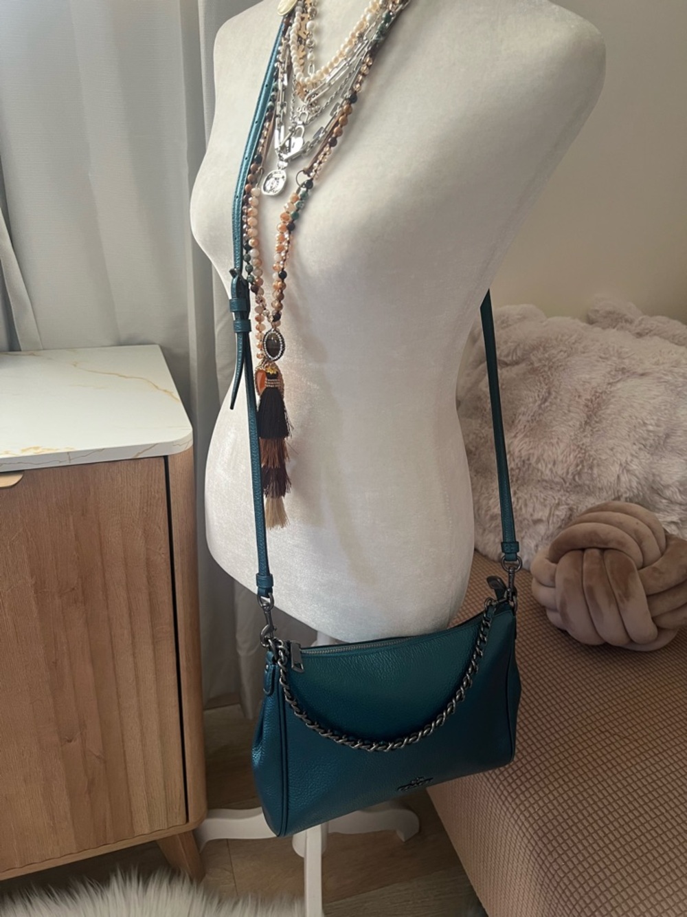 Coach Carrie metallic purse - Picture 15 of 15